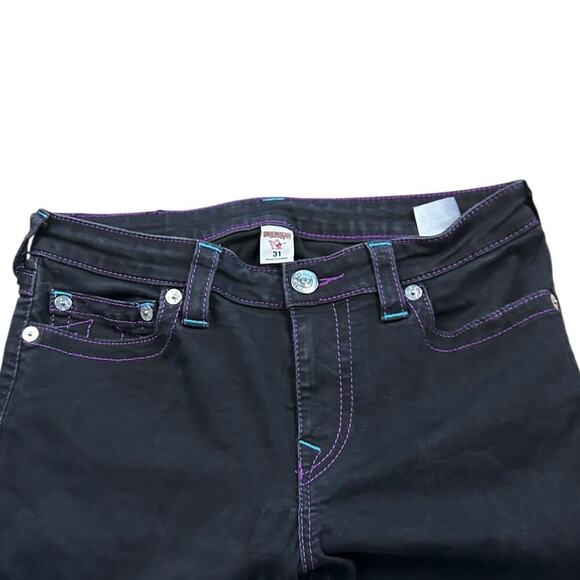 True Religion Y2K Black Curvy Skinny Jeans - Picture 6 of 8